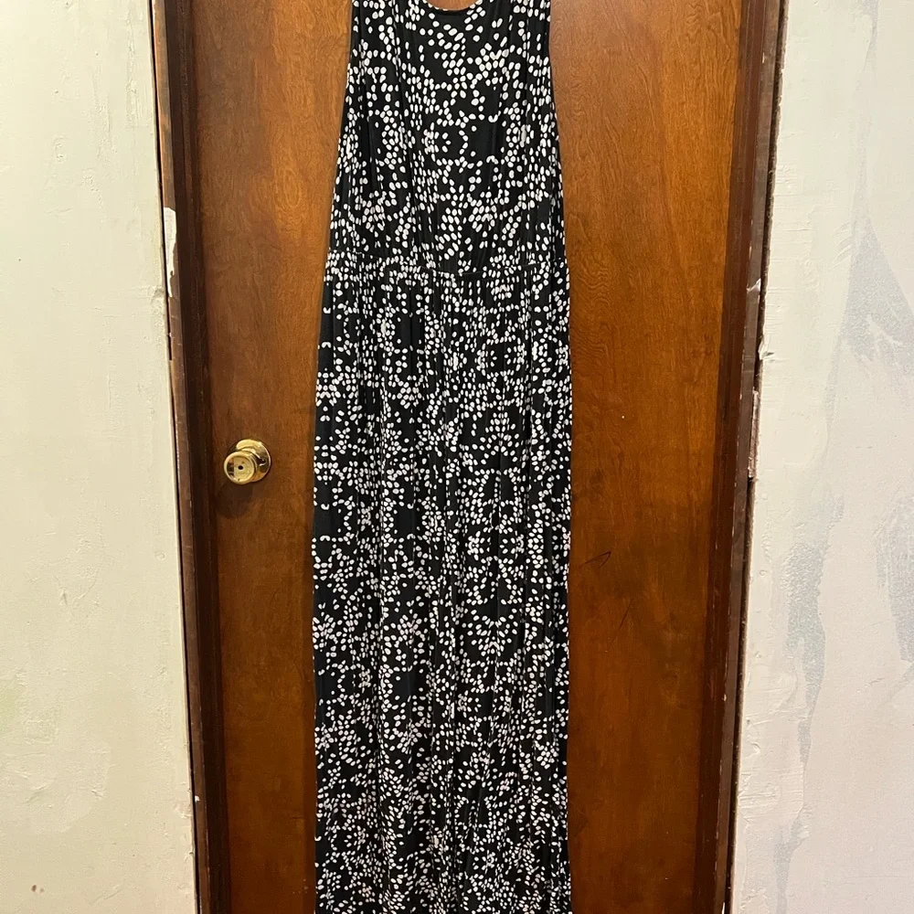 Lane Bryant Black and White Maxi Dress - Picture 4 of 4